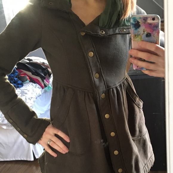 Army/hunter green jacket - Picture 3 of 5